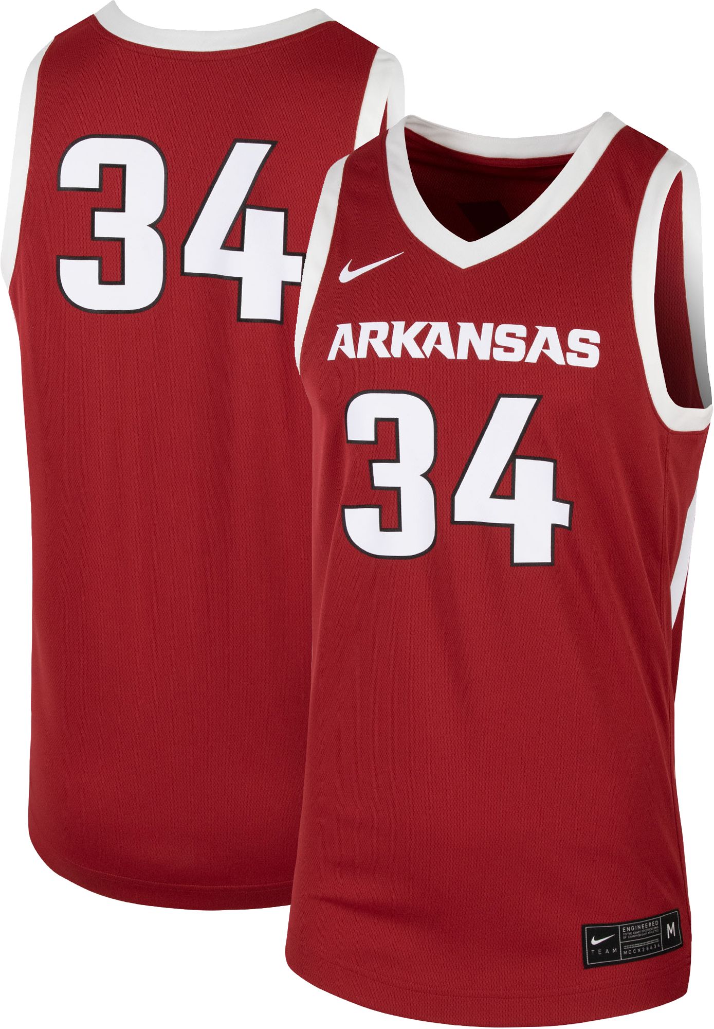 arkansas razorback basketball jersey