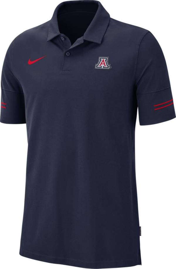 Nike Men's Arizona Wildcats Navy Elevated Flex On-Field Performance Polo