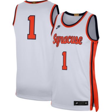 sorry, Nike Men's Syracuse Orange #1 Limited Retro Basketball White Jersey is currently out of stock