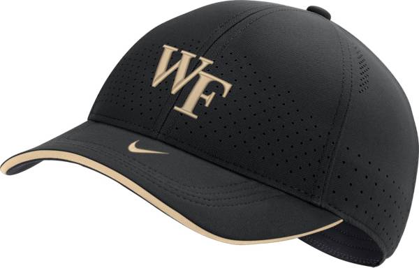 Nike Men's Wake Forest Demon Deacons AeroBill Classic99 Football Sideline Black Hat