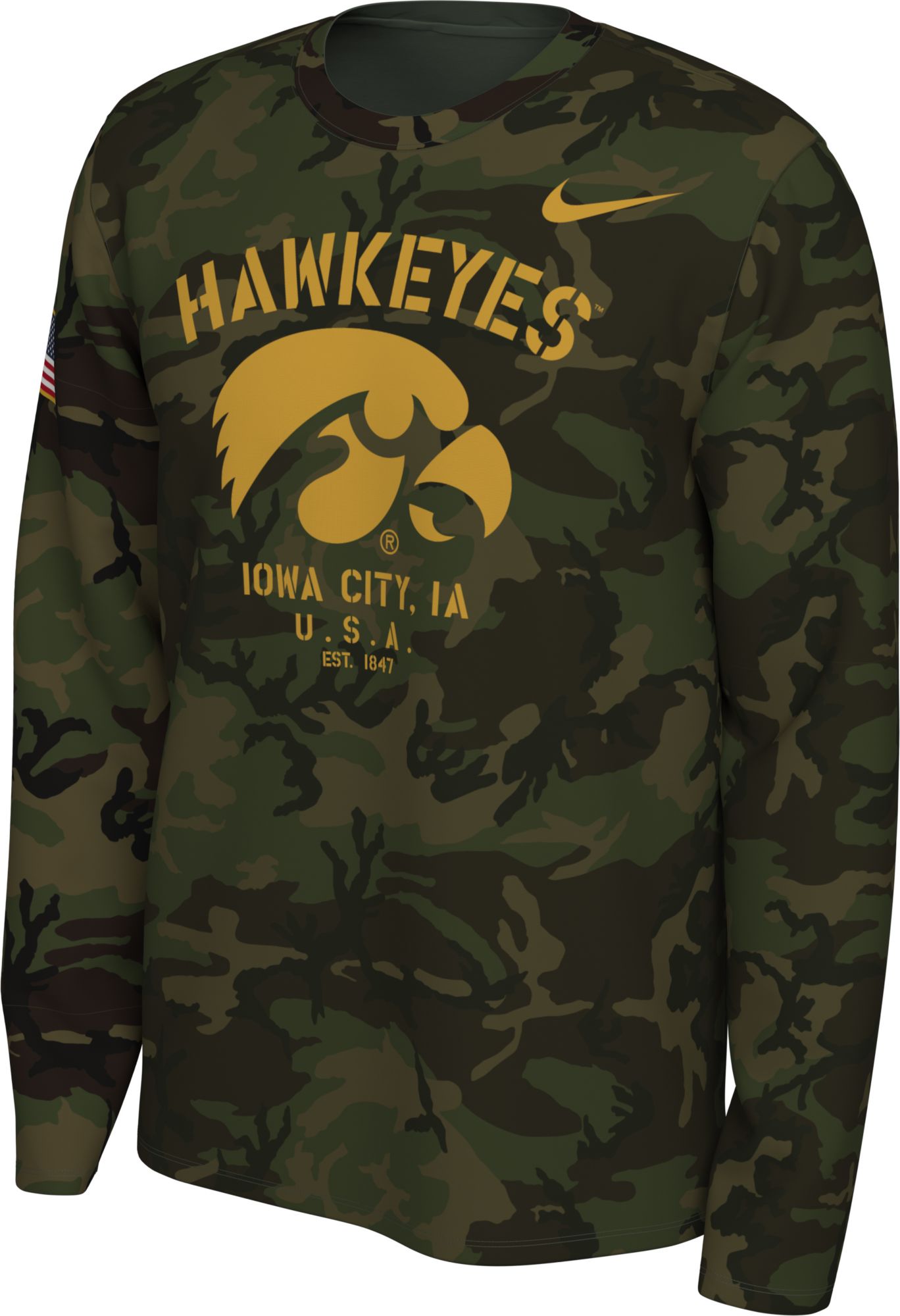 iowa hawkeye camo sweatshirt