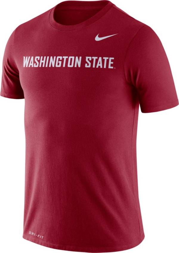 Nike Men's Washington State Cougars Crimson Dri-FIT Legend Word T-Shirt product image