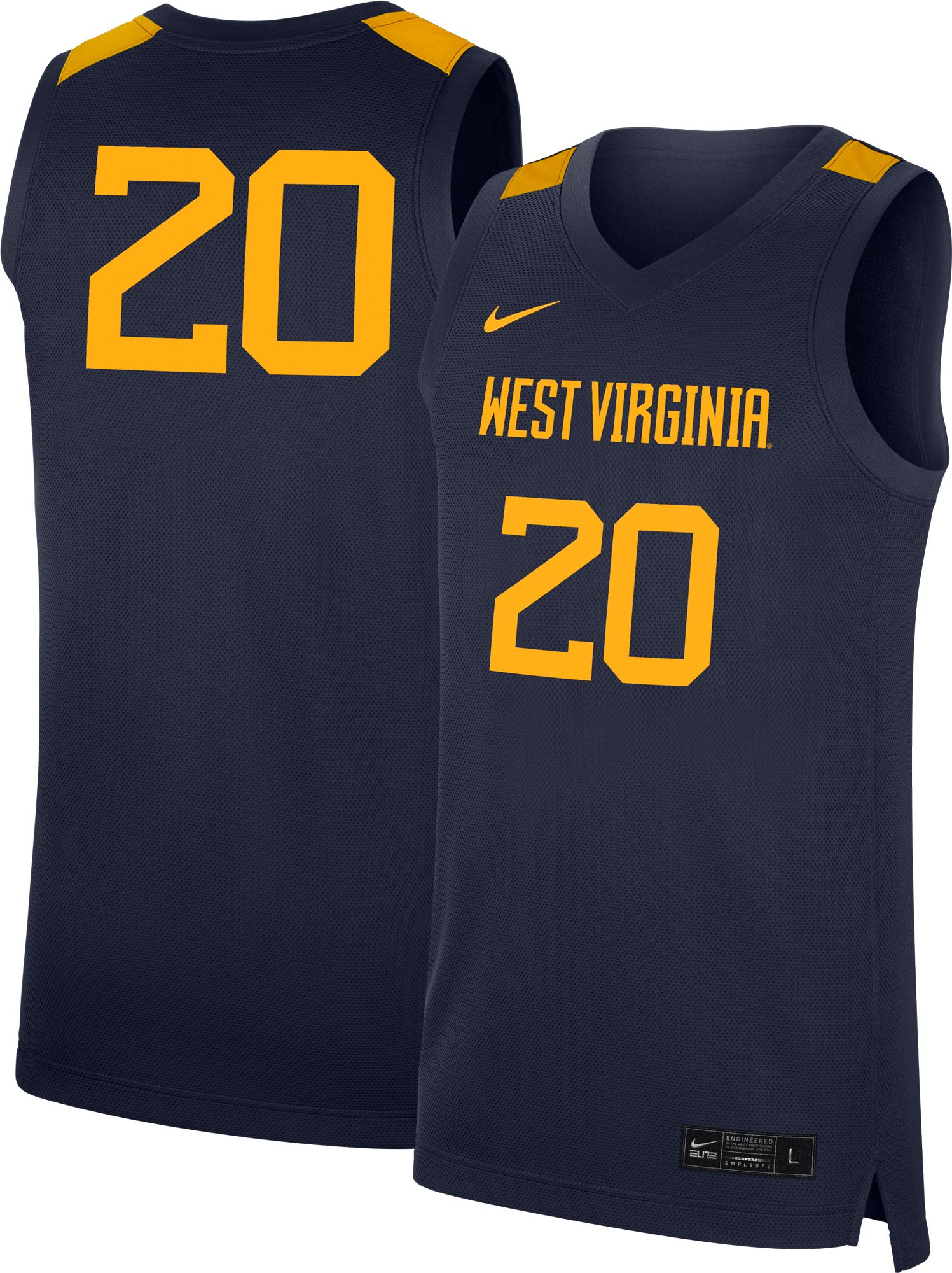 wvu basketball jersey