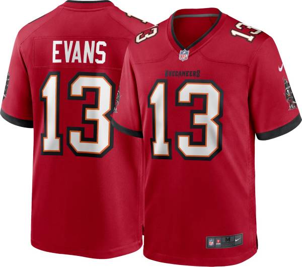 Nike Men's Tampa Bay Buccaneers Mike Evans #13 Red Game Jersey