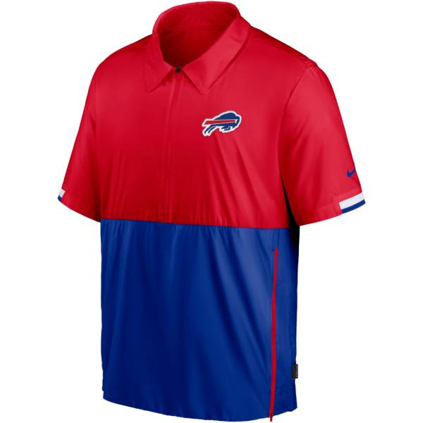 Nike Men's Buffalo Bills Coaches Sideline Half-Zip Jacket