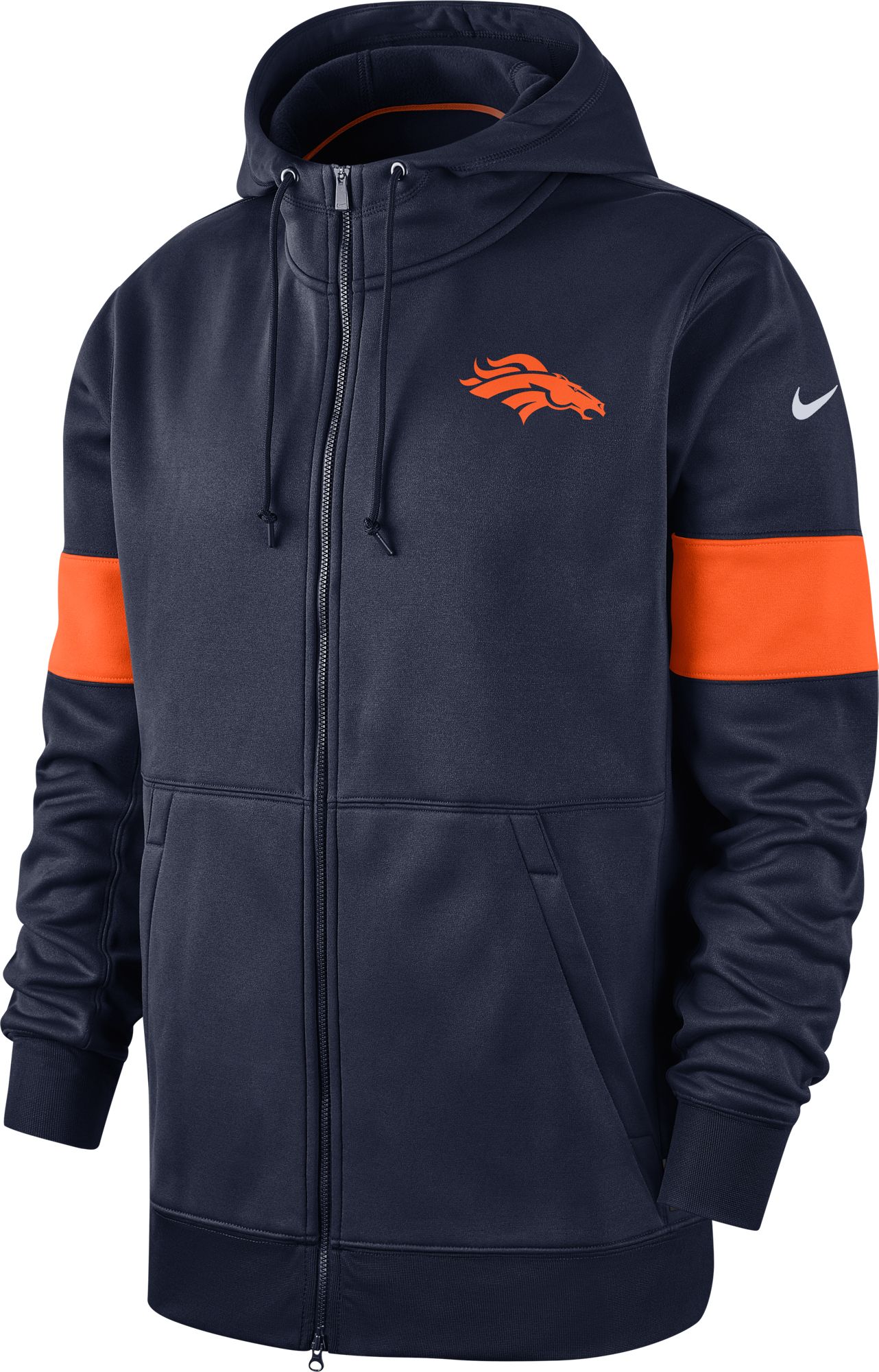 denver broncos full zip hoodie