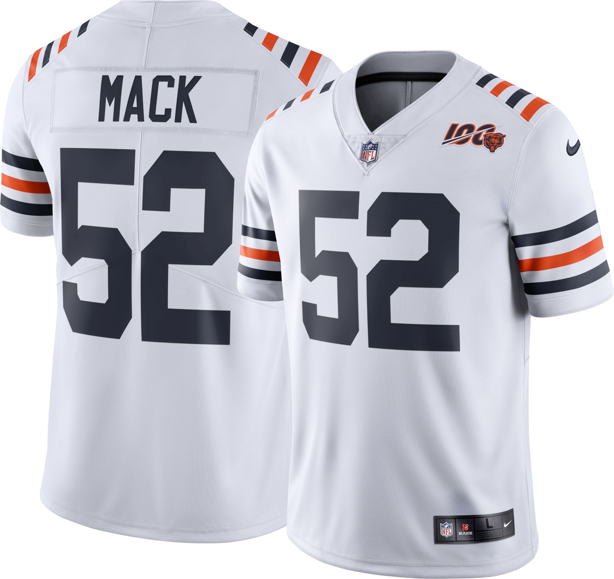 chicago bears 100th jersey