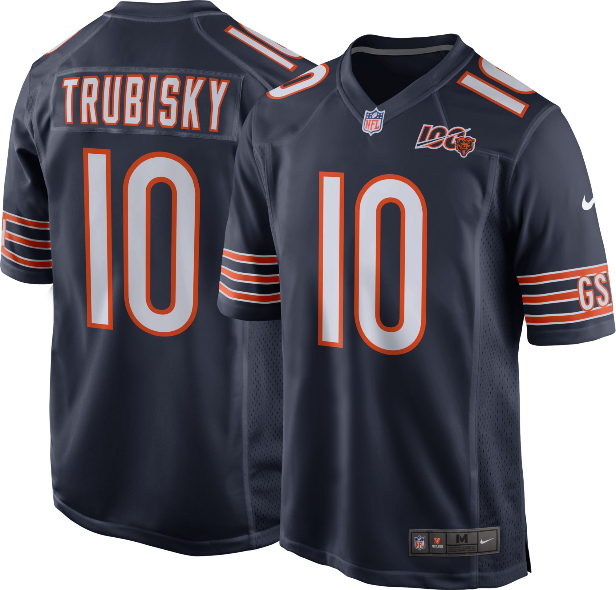 white mitch trubisky jersey