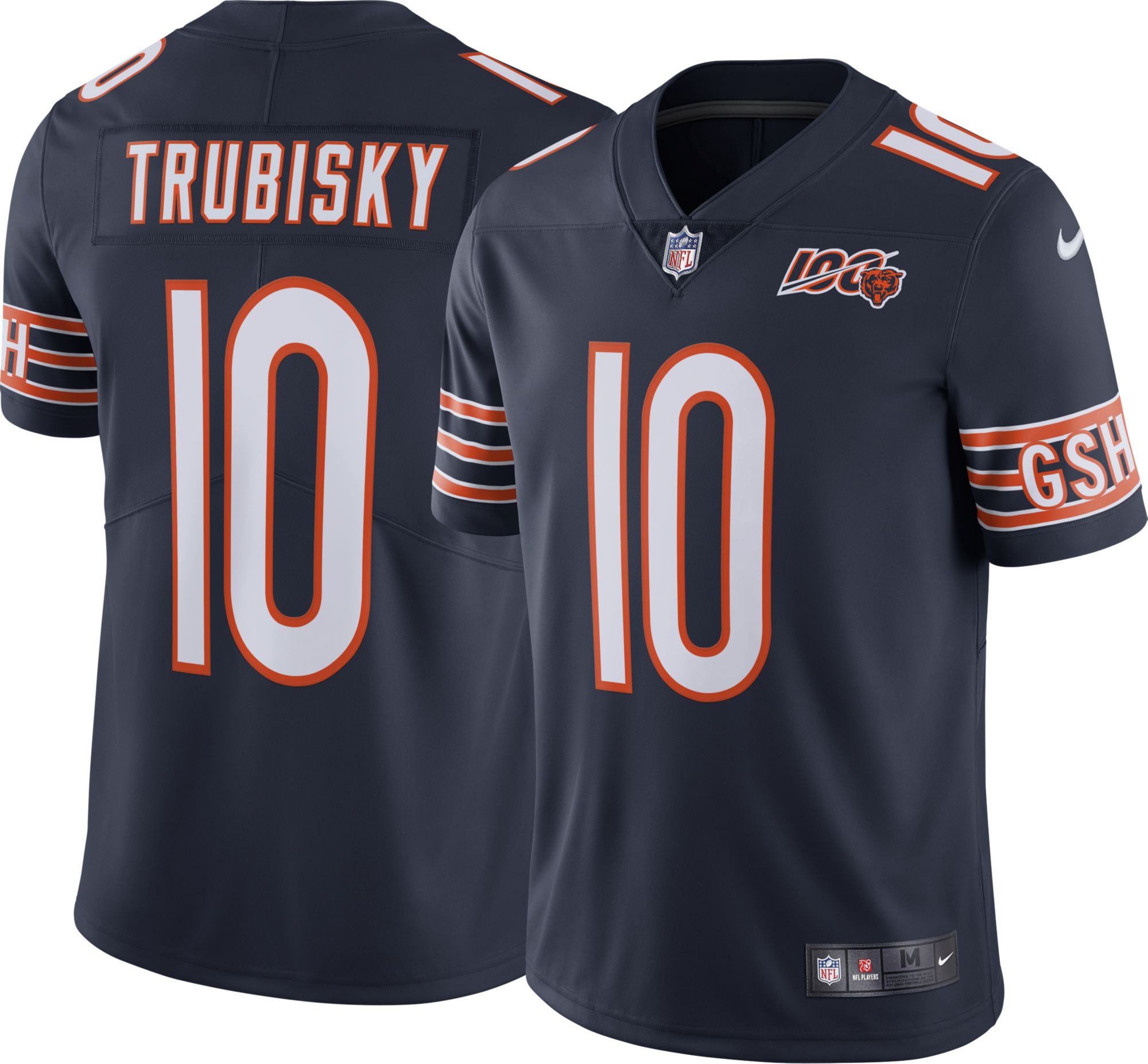 mitchell trubisky stitched jersey