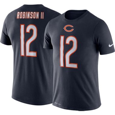 sorry, Nike Men's Chicago Bears Allen Robinson #12 Logo Navy T-Shirt is currently out of stock