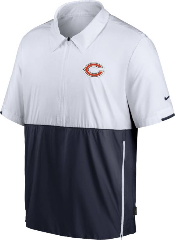 Nike Men's Chicago Bears Coaches Sideline Half-Zip Jacket