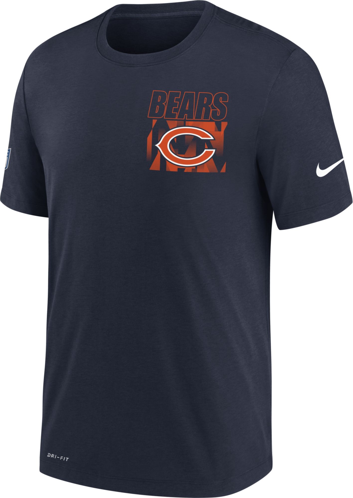 chicago bears dri fit t shirt