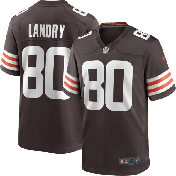 Nike Men's Cleveland Browns Jarvis Landry #80 Brown Game Jersey