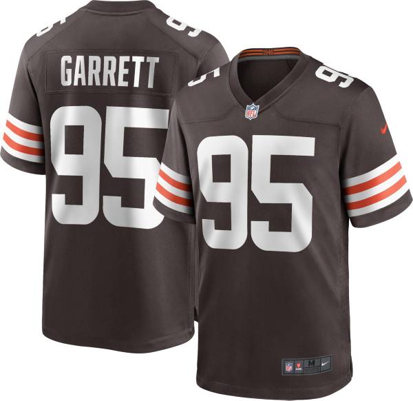 Cleveland Browns Myles Garrett #95 Nfl 2020 Dark Brown Jersey - Bluefink