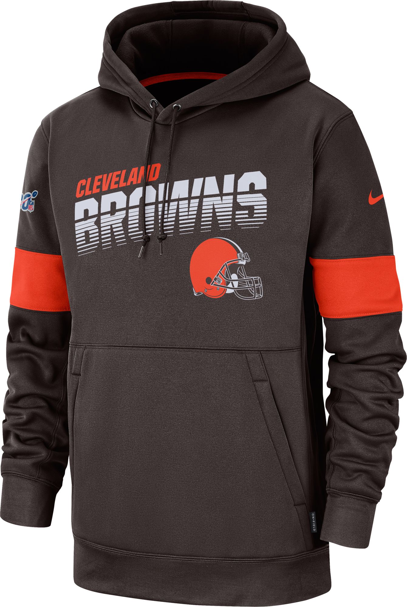 browns hoodie nike