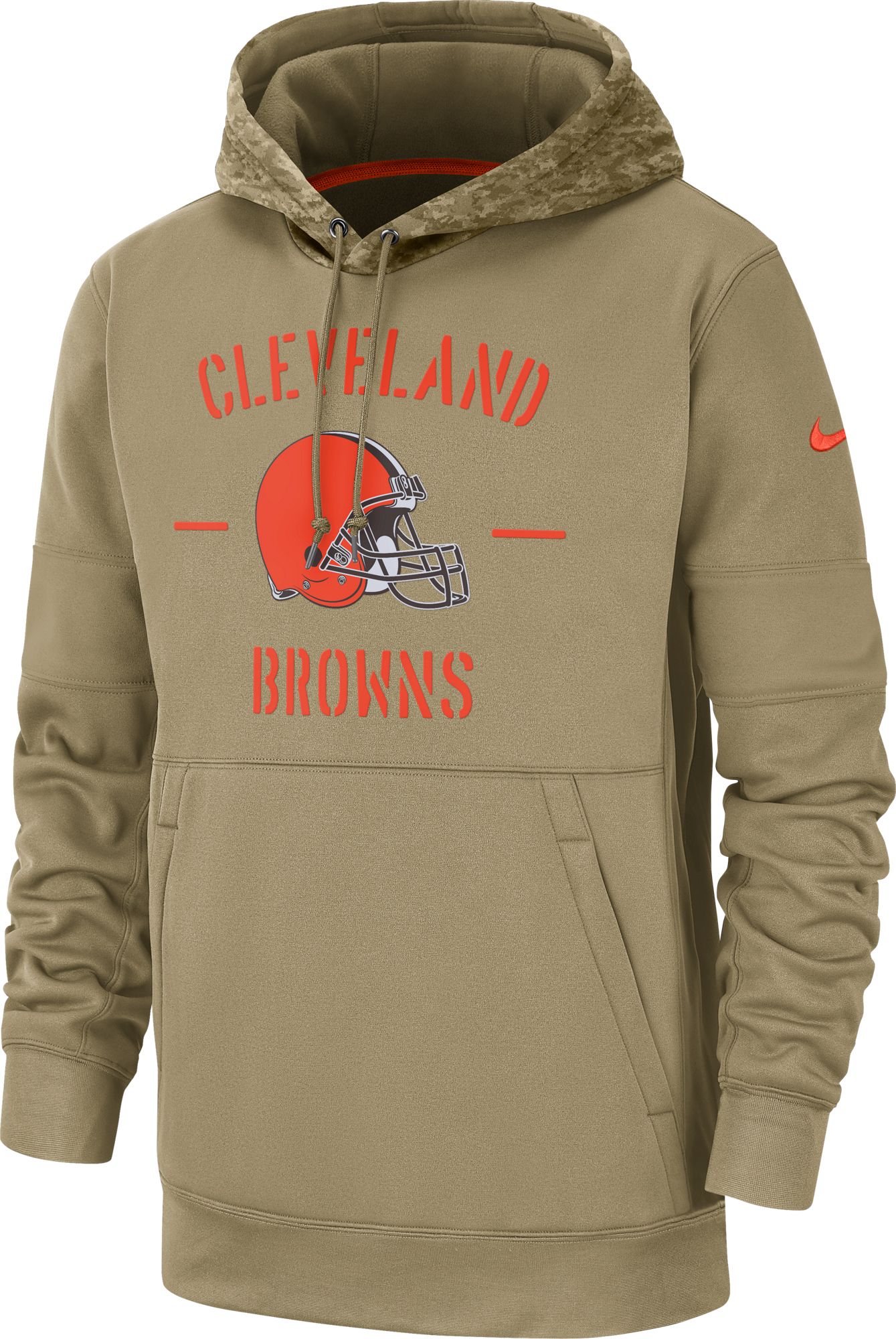 salute to service hoodie browns