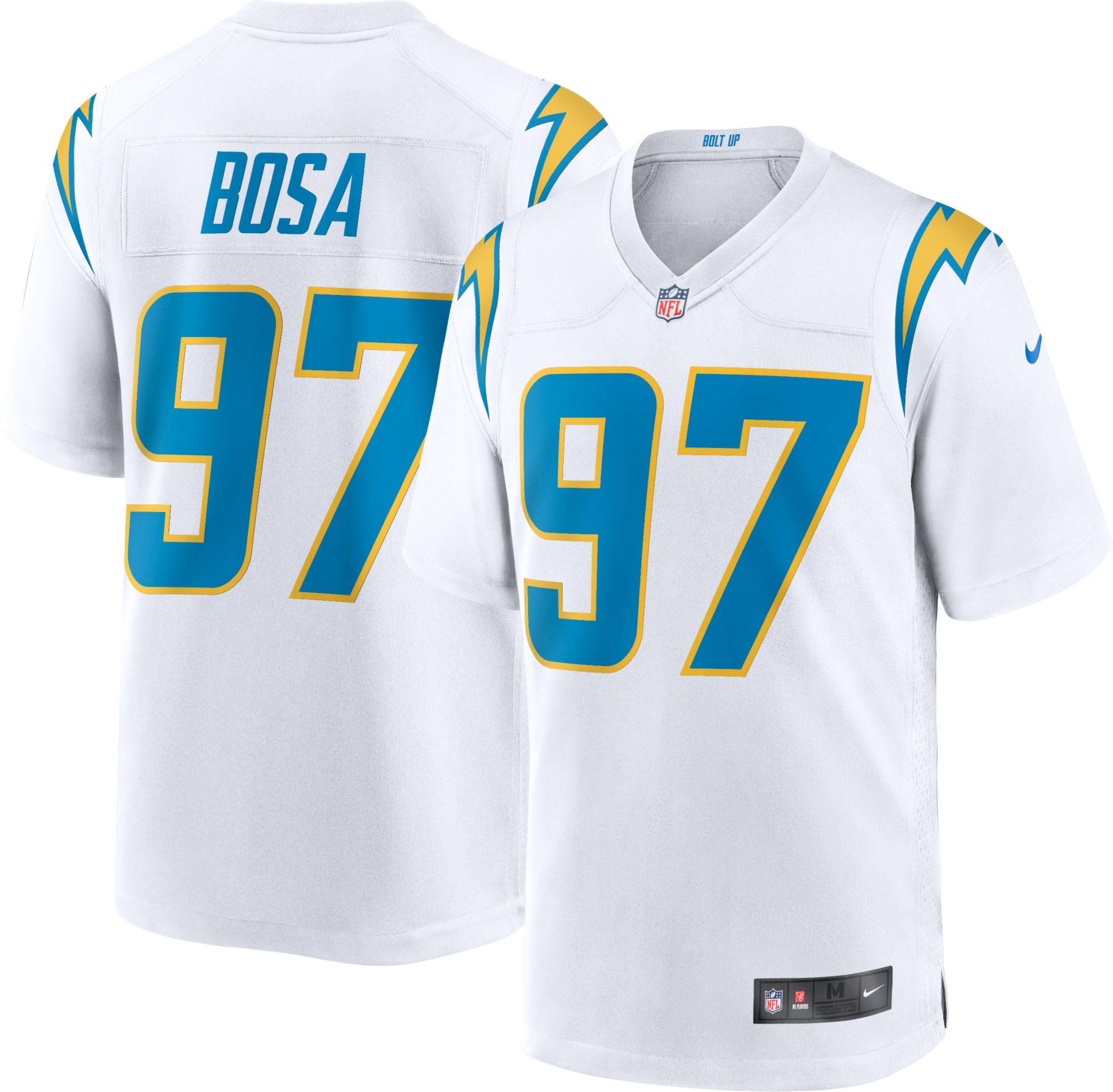 white chargers jersey