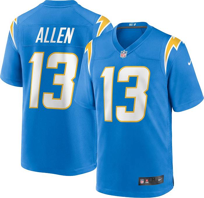 Los Angeles Chargers Nike Game Road Jersey - White - Keenan Allen