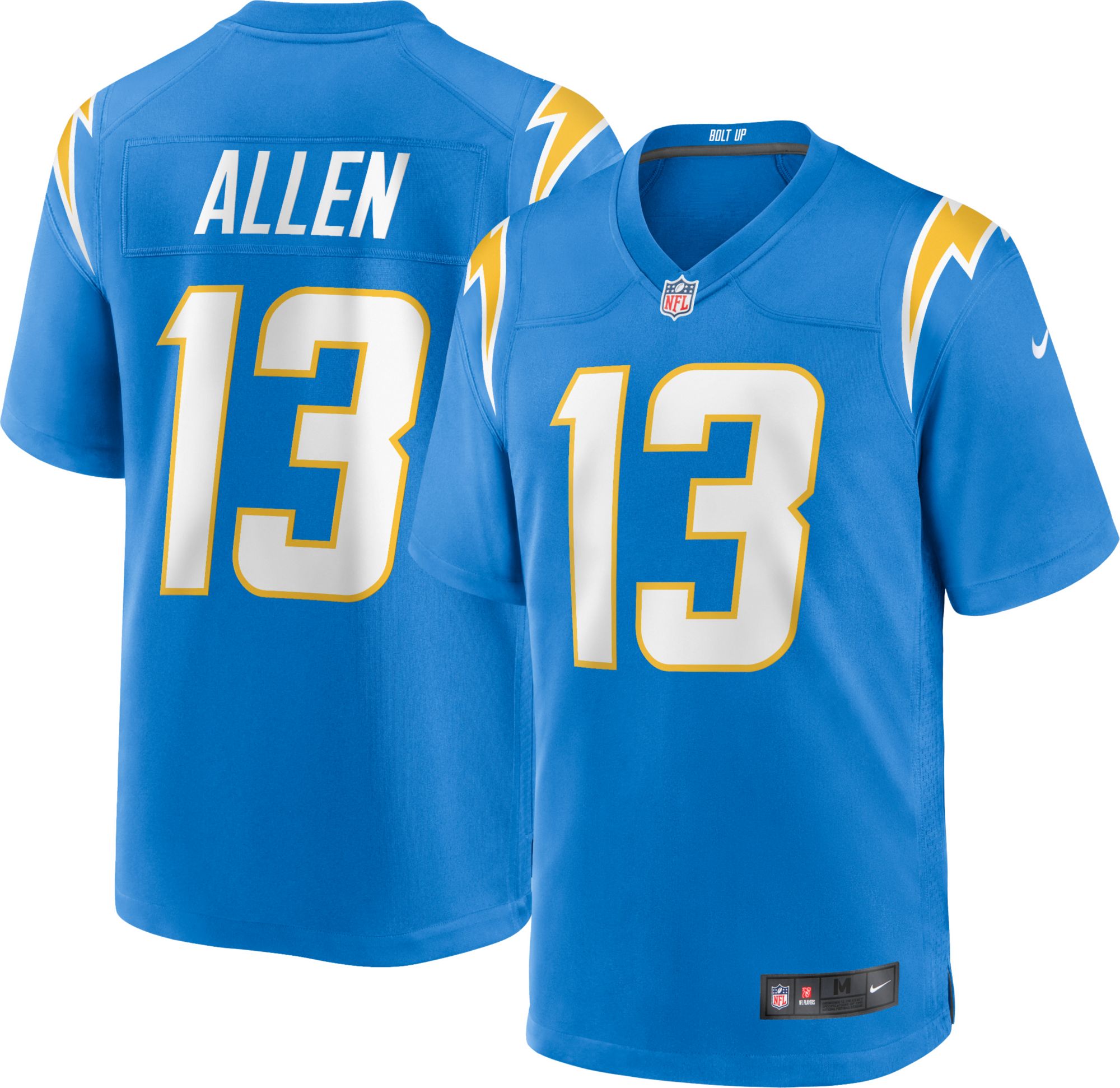 Nike Keenan Allen Los Angeles Chargers Limited Blue Electric Color Rush  Jersey - Men's