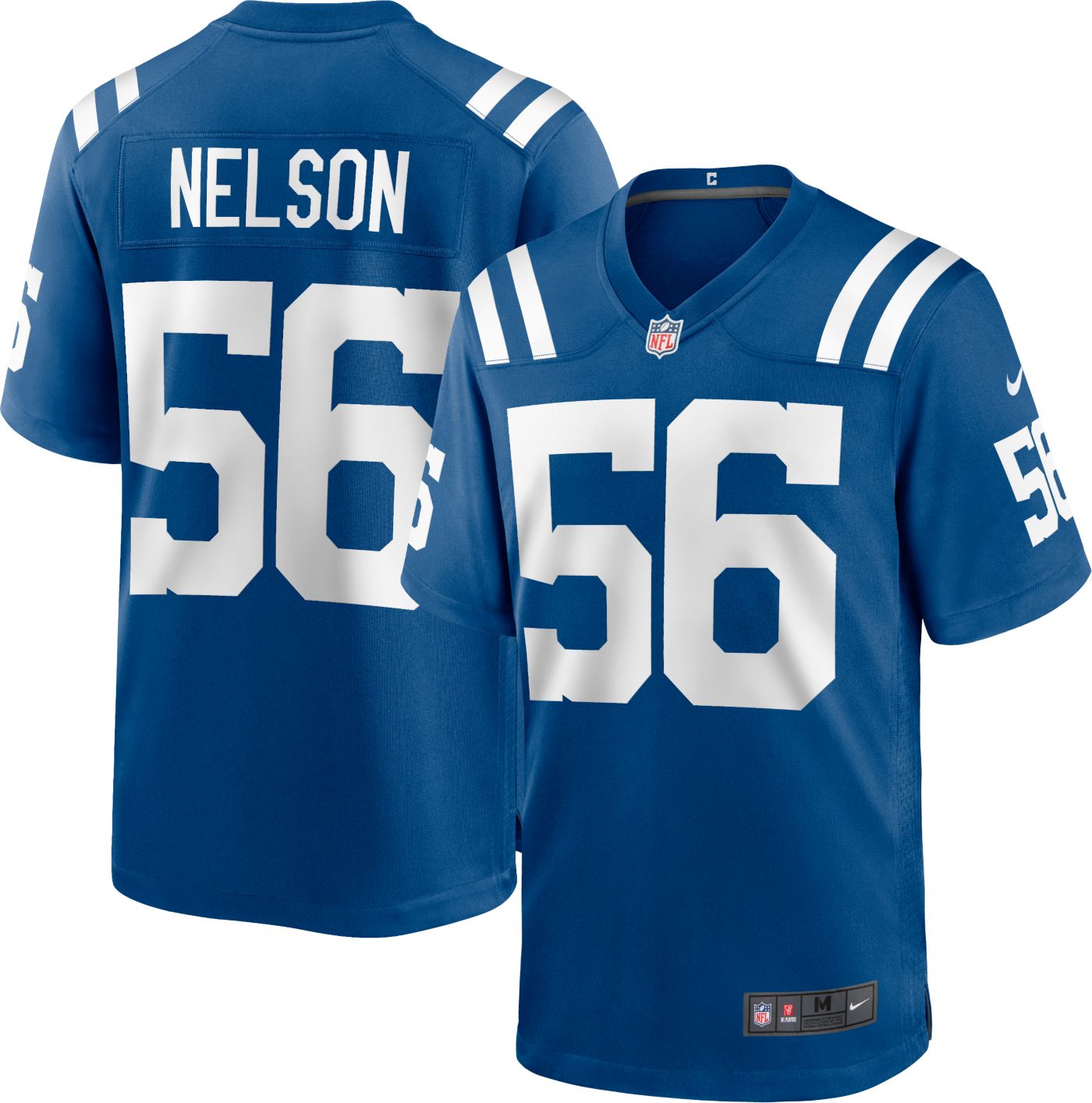 Nike M cheapest NFL Indianapolis Colts #56 STS Stitched Jersey