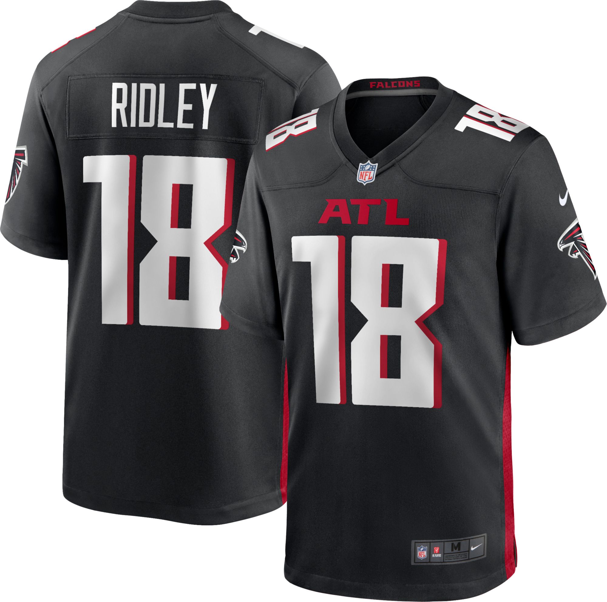 atlanta falcons black jersey