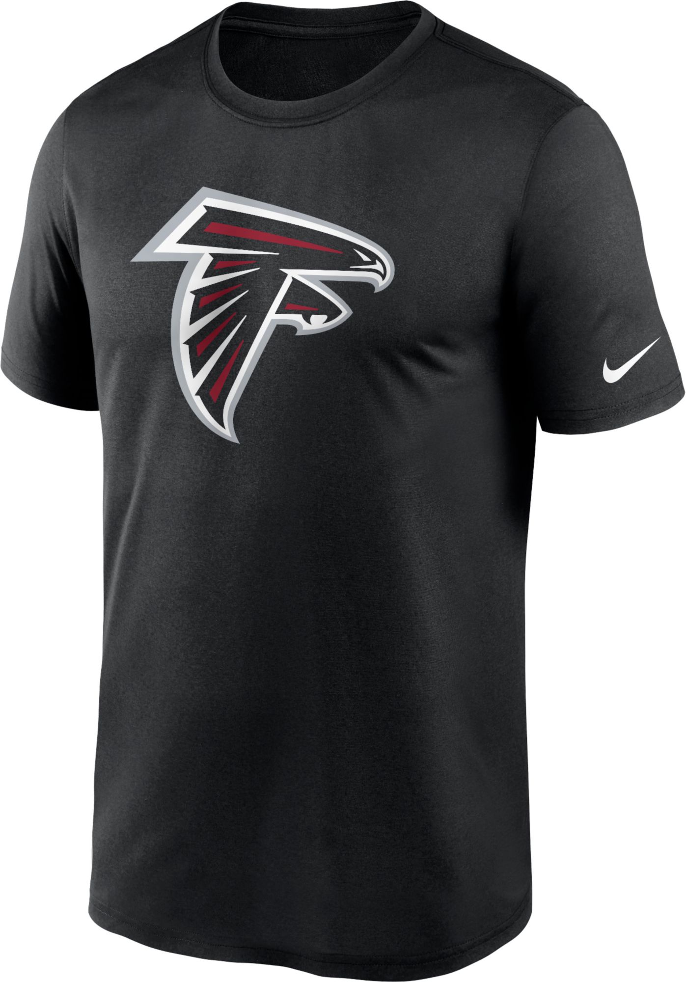 Nike Men's Atlanta Falcons Legend Logo Black T-Shirt | Dick's Sporting ...