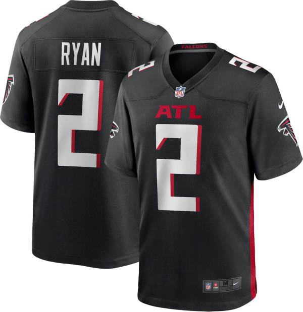 Nike Men's Atlanta Falcons Matt Ryan #2 Black Game Jersey