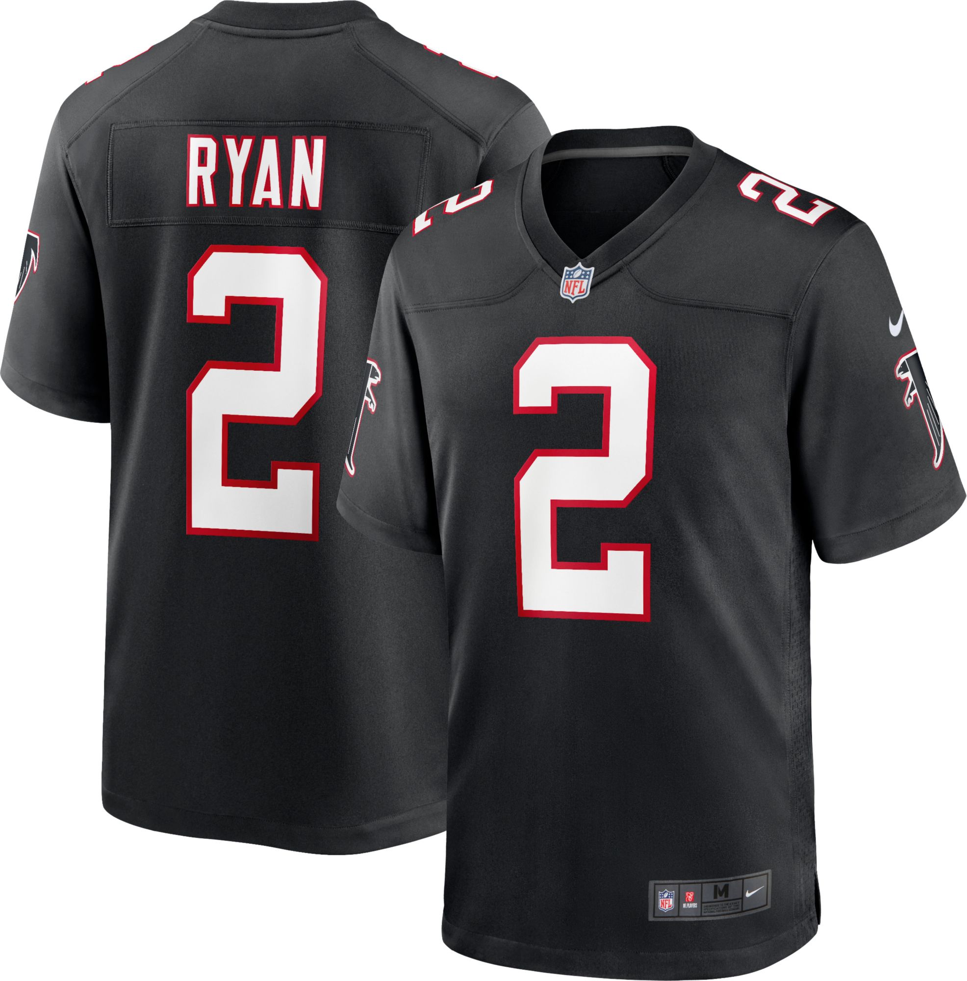 atlanta falcons black jersey