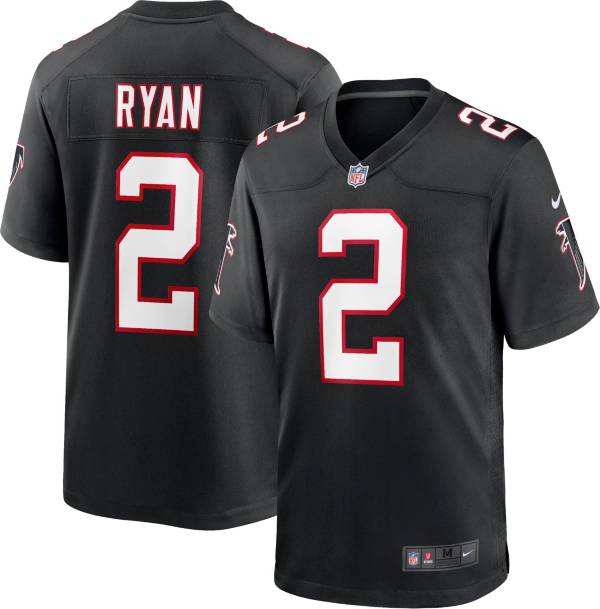 Nike Men's Atlanta Falcons Matt Ryan #2 Black Game Jersey