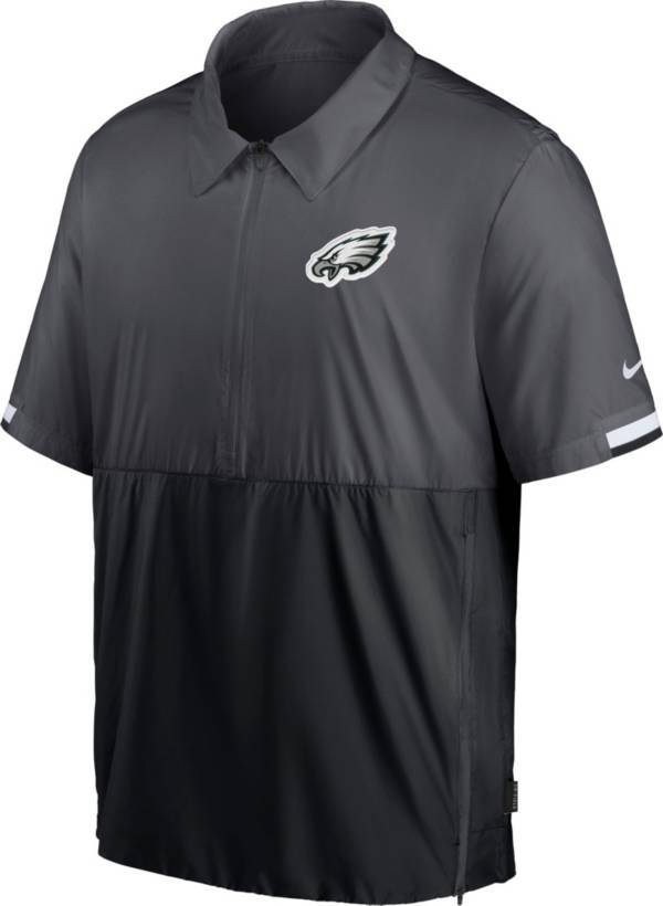 Nike Men's Philadelphia Eagles Coaches Sideline Half-Zip Jacket