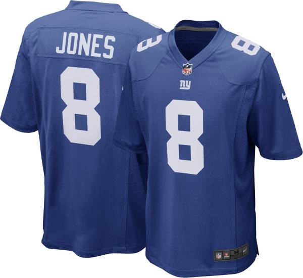 Nike Men's New York Giants Daniel Jones #8 Royal Game Jersey product image
