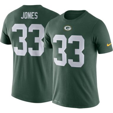 sorry, Nike Men's Green Bay Packers Aaron Jones #33 Logo Green T-Shirt is currently out of stock