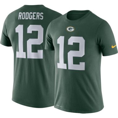 sorry, Nike Men's Green Bay Packers Aaron Rodgers #12 Logo Green T-Shirt is currently out of stock