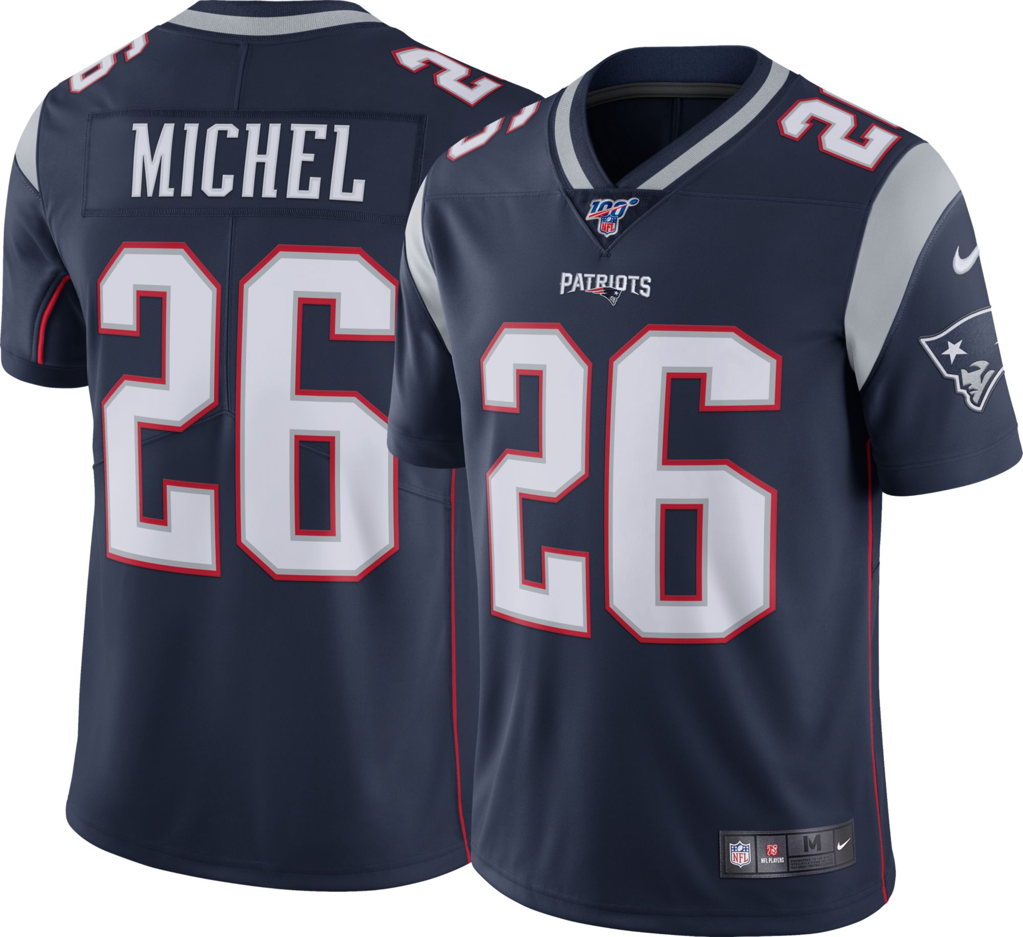 sony michel stitched jersey