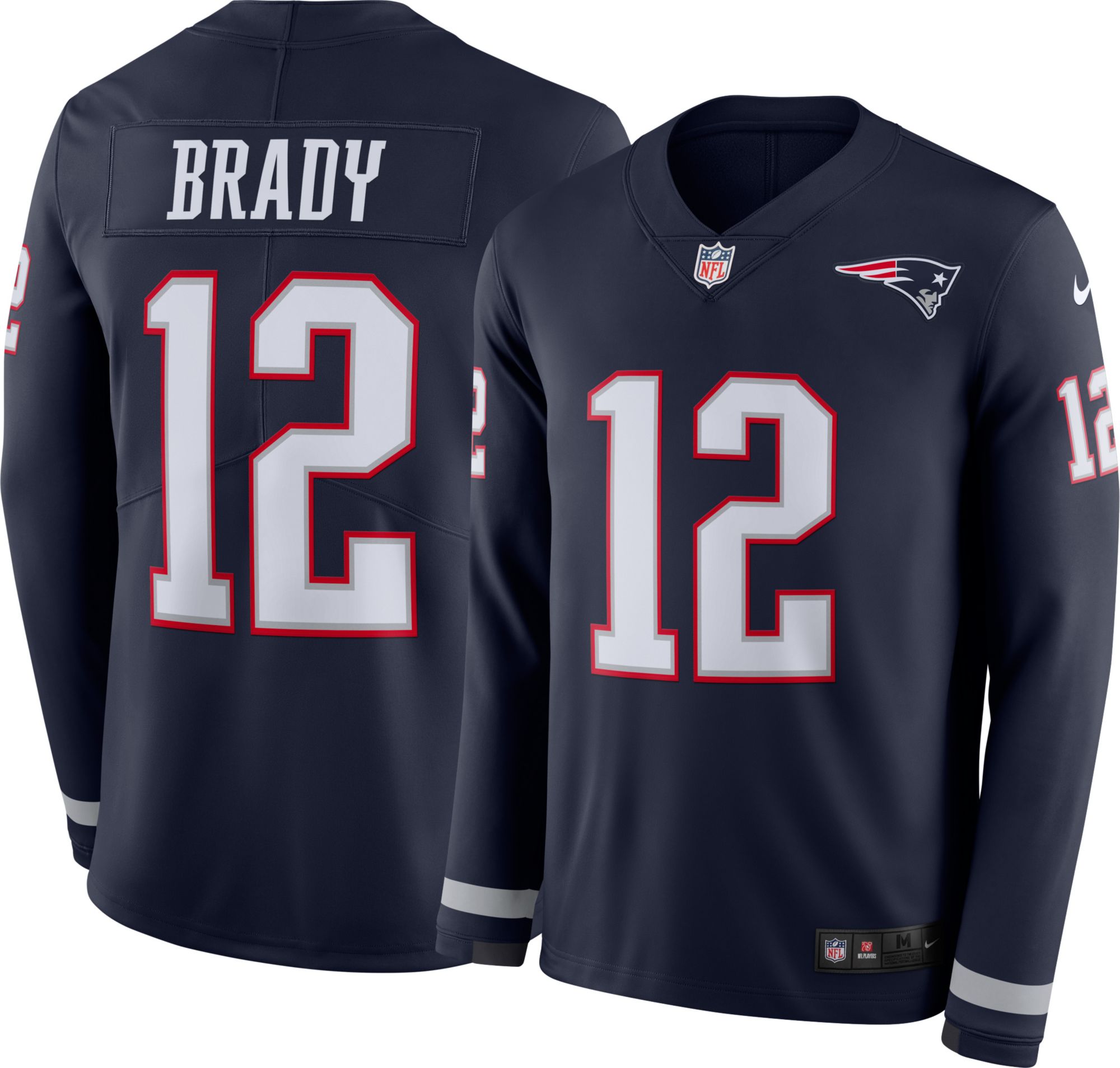 tom brady long sleeve jersey