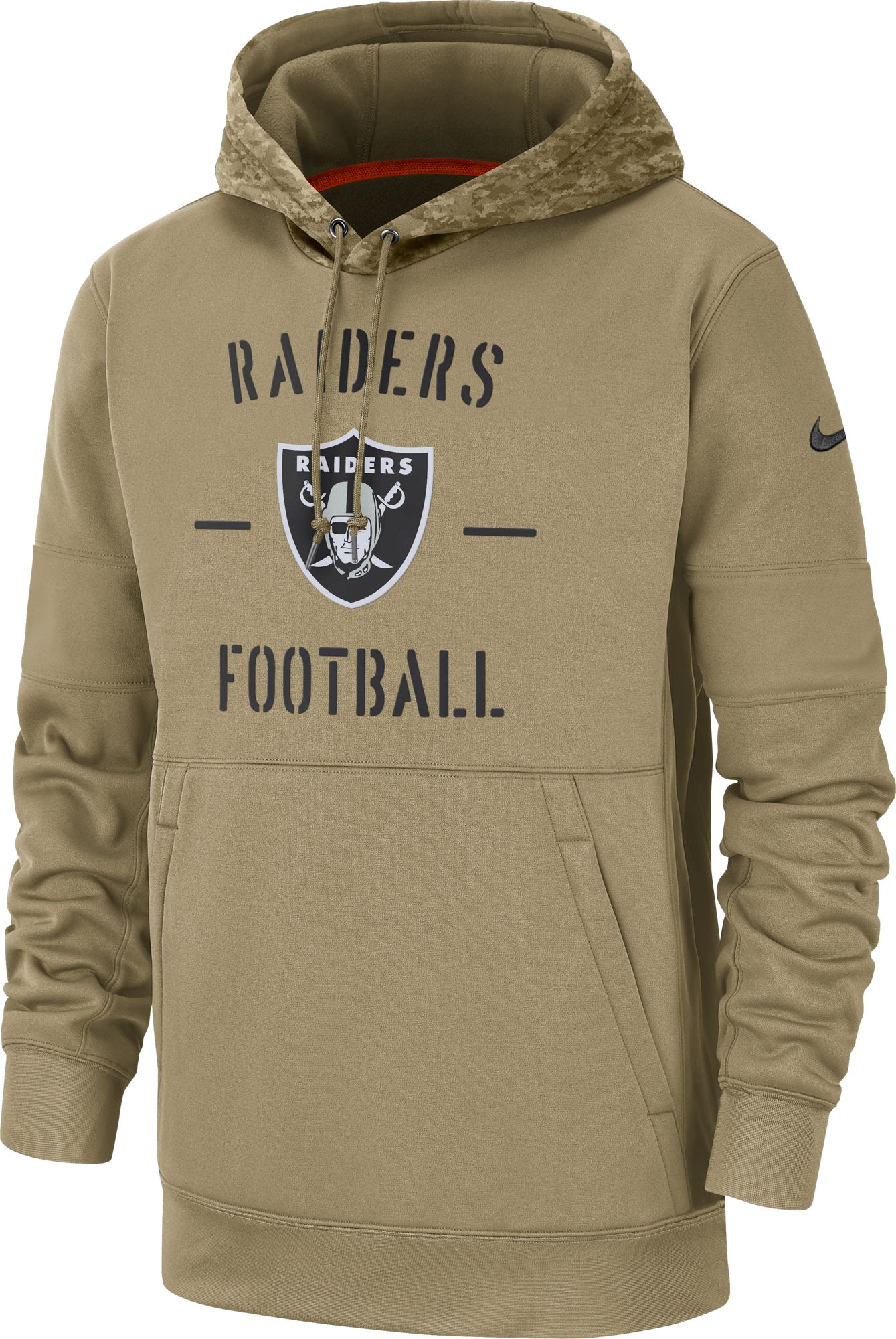 raiders salute to service hoodie