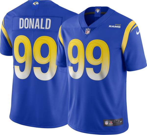 Aaron Donald #99 Los Angeles Rams NFL NIKE White Away Jersey Men's XXL