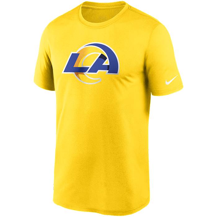 Nike Men's Los Angeles Rams Legend Logo Gold T-Shirt