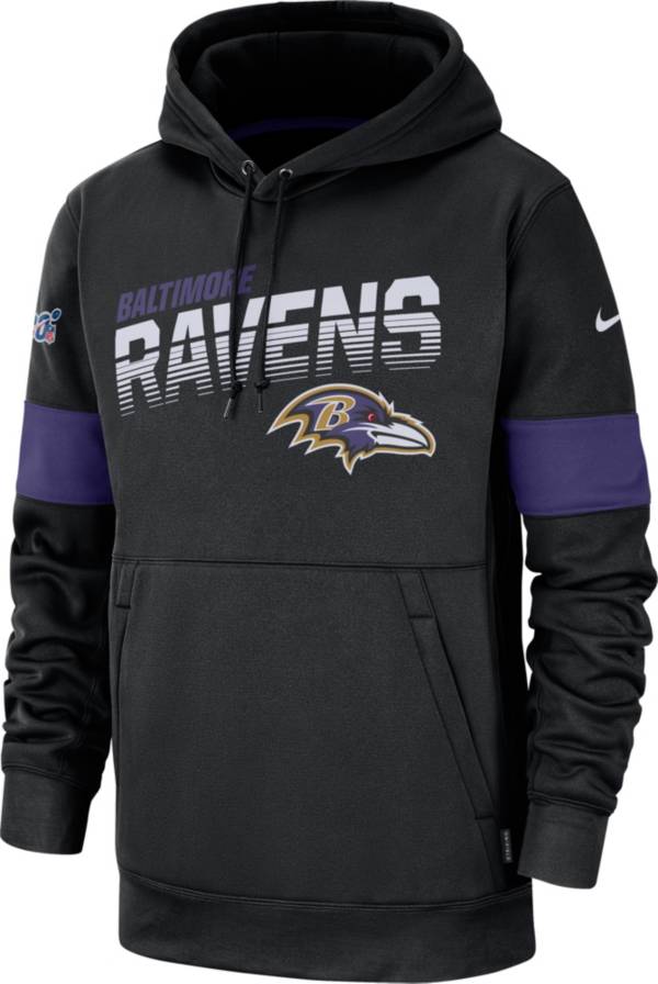 Baltimore Ravens Nike 2023 NFL Crucial Catch Club Pullover Hoodie - Black