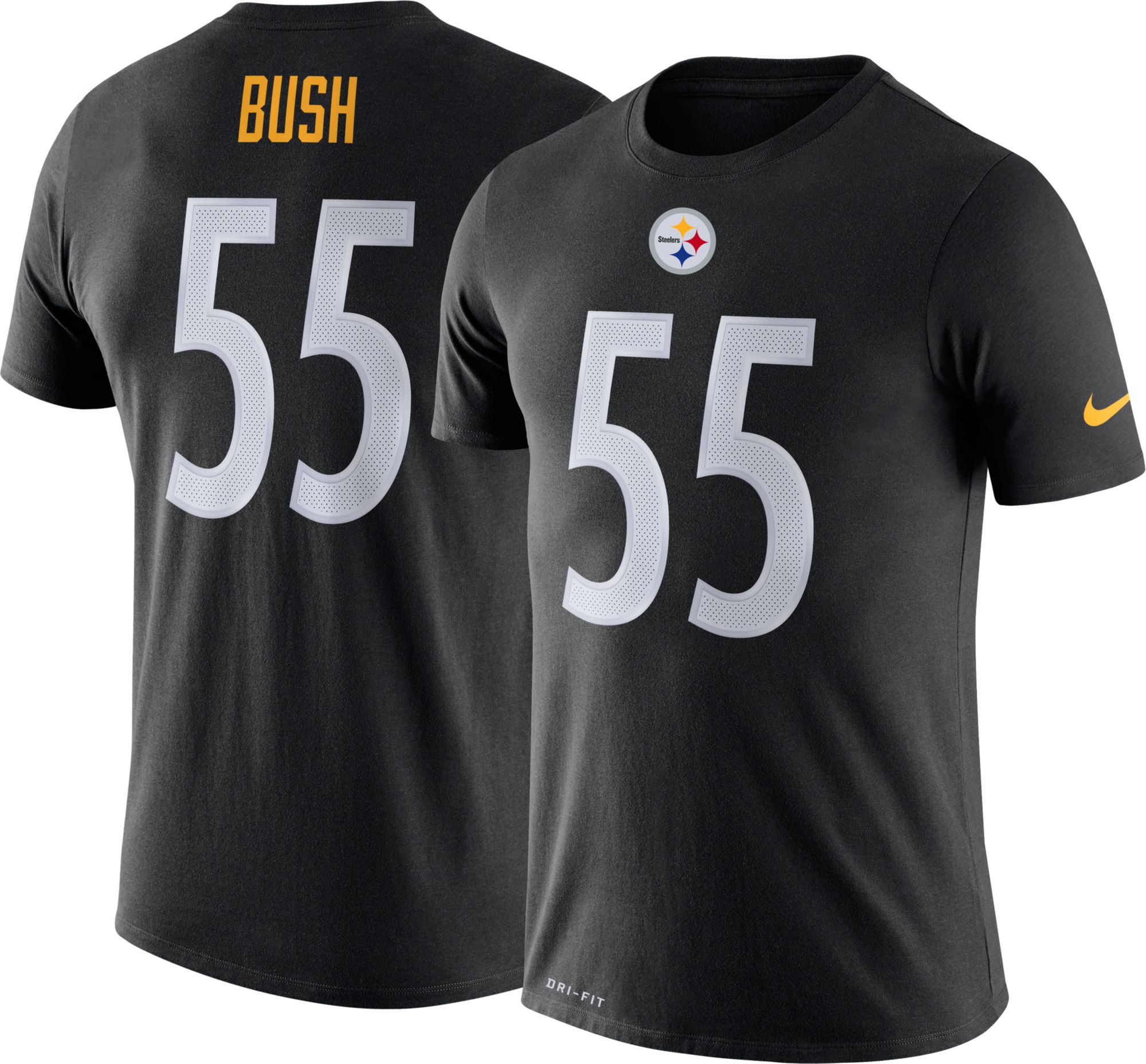 steelers black on black jersey