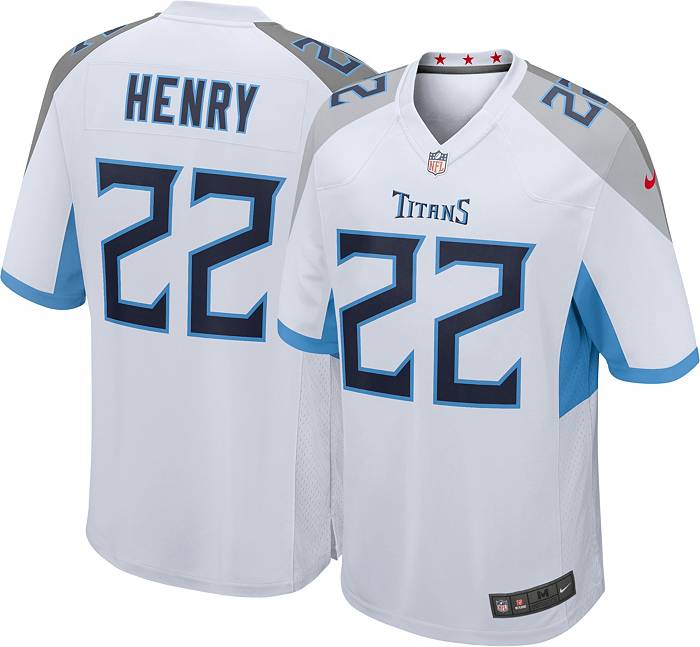 Nike Men's Tennessee Titans Derrick Henry #22 Atmosphere Grey Game