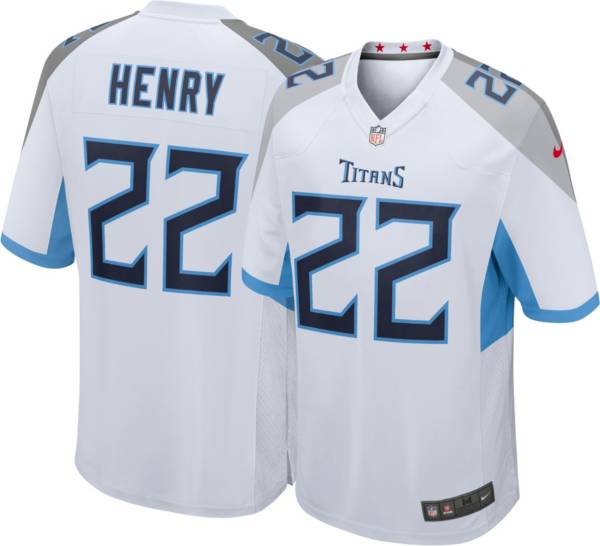 Nike Men s Tennessee Titans Derrick Henry 22 White Game Jersey