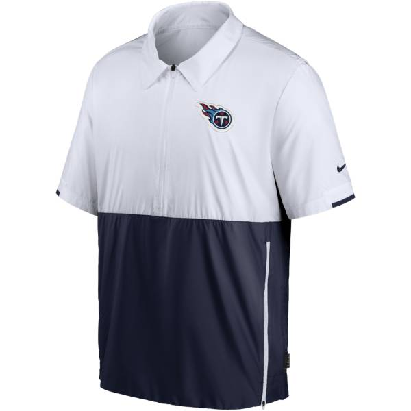 Nike Men's Tennessee Titans Coaches Sideline Half-Zip Jacket