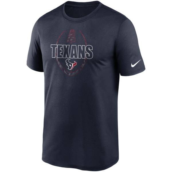 Nike Men's Houston Texans Legend Icon Navy T-Shirt