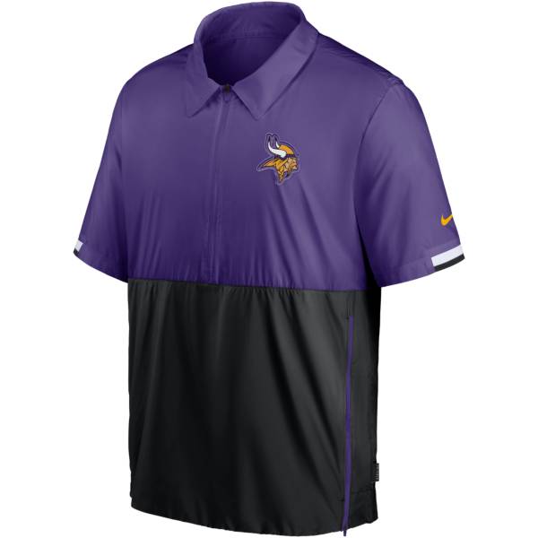 Nike Men's Minnesota Vikings Coaches Sideline Half-Zip Jacket product image