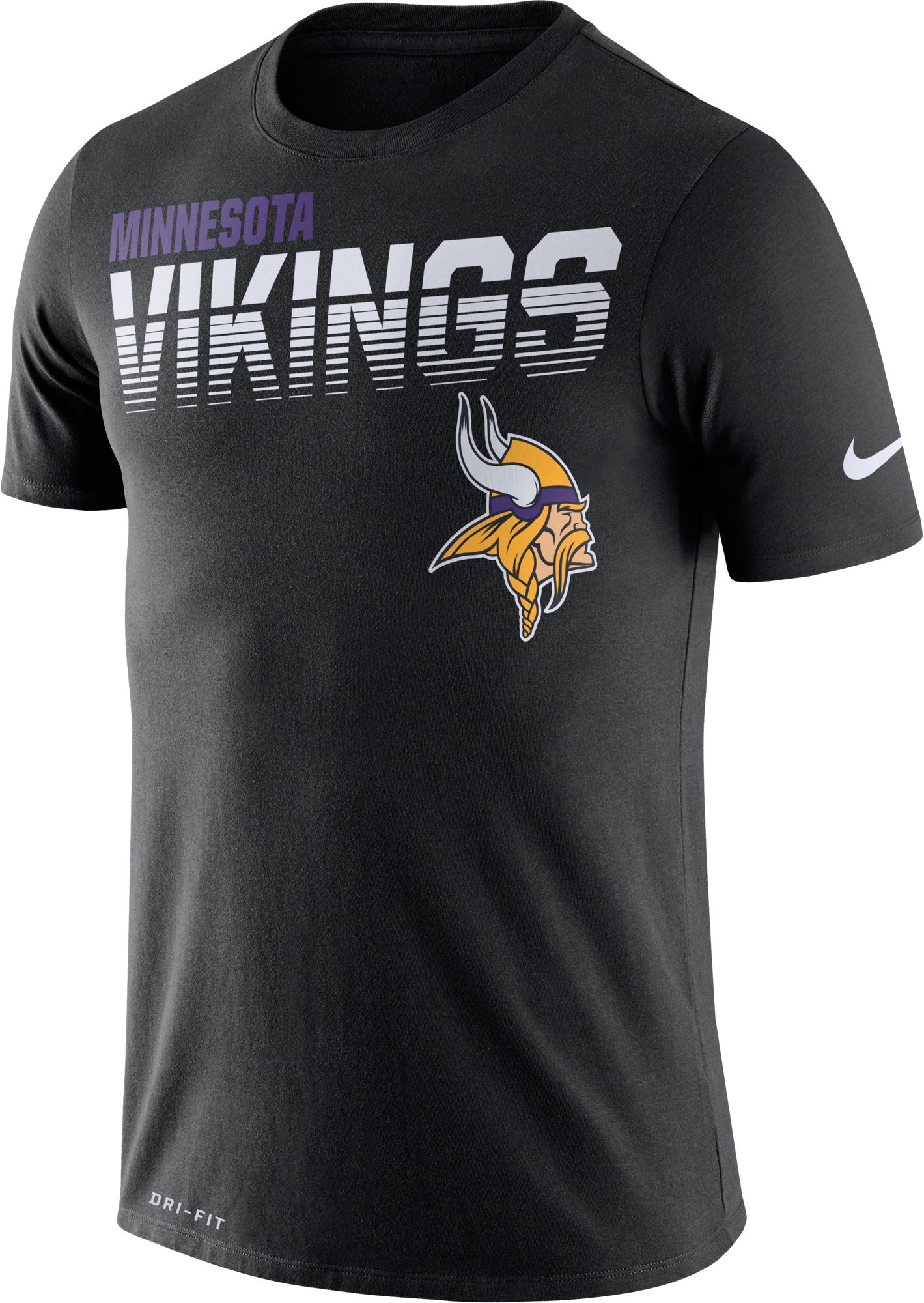 black minnesota vikings shirt