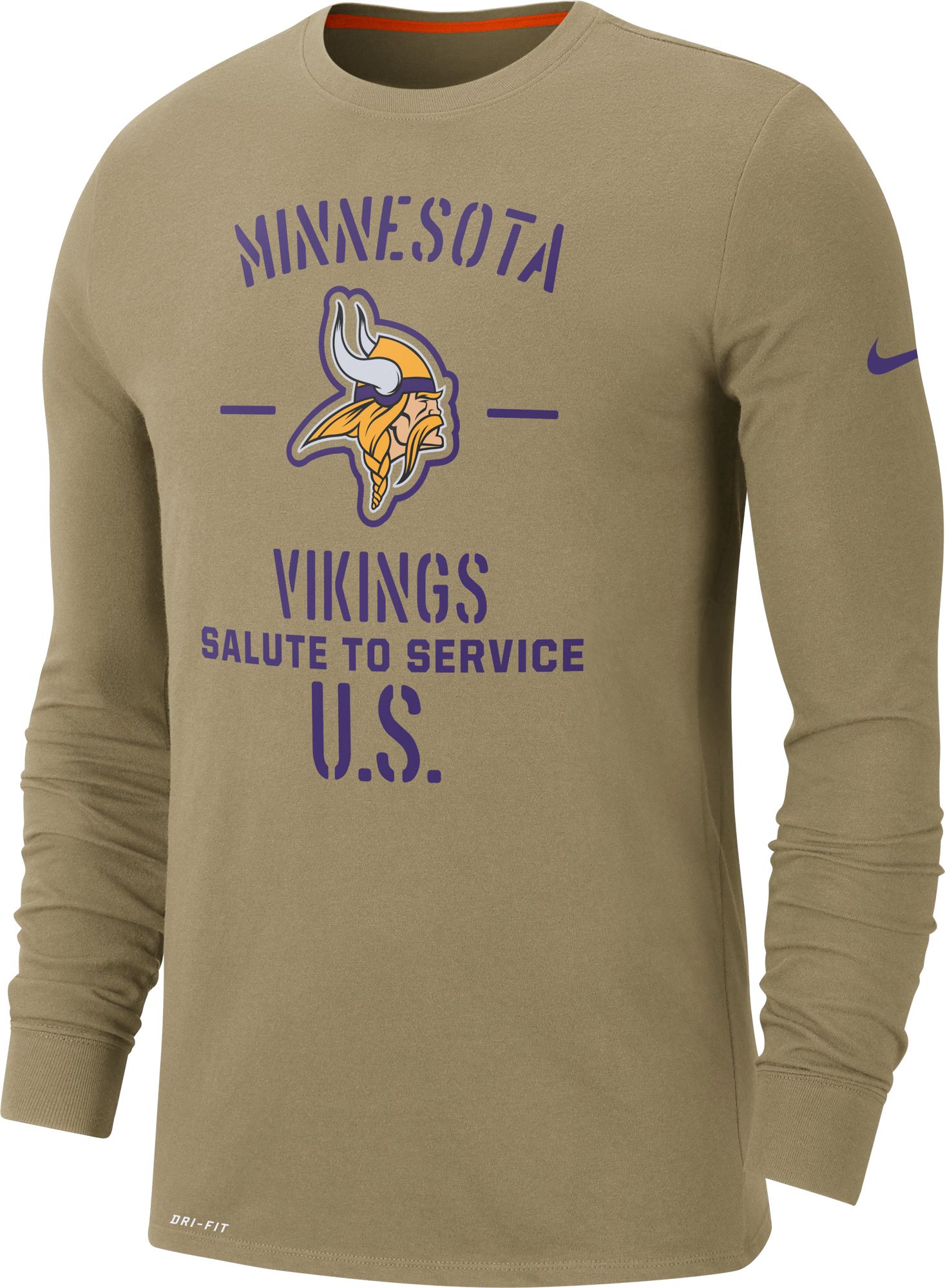 vikings long sleeve dri fit