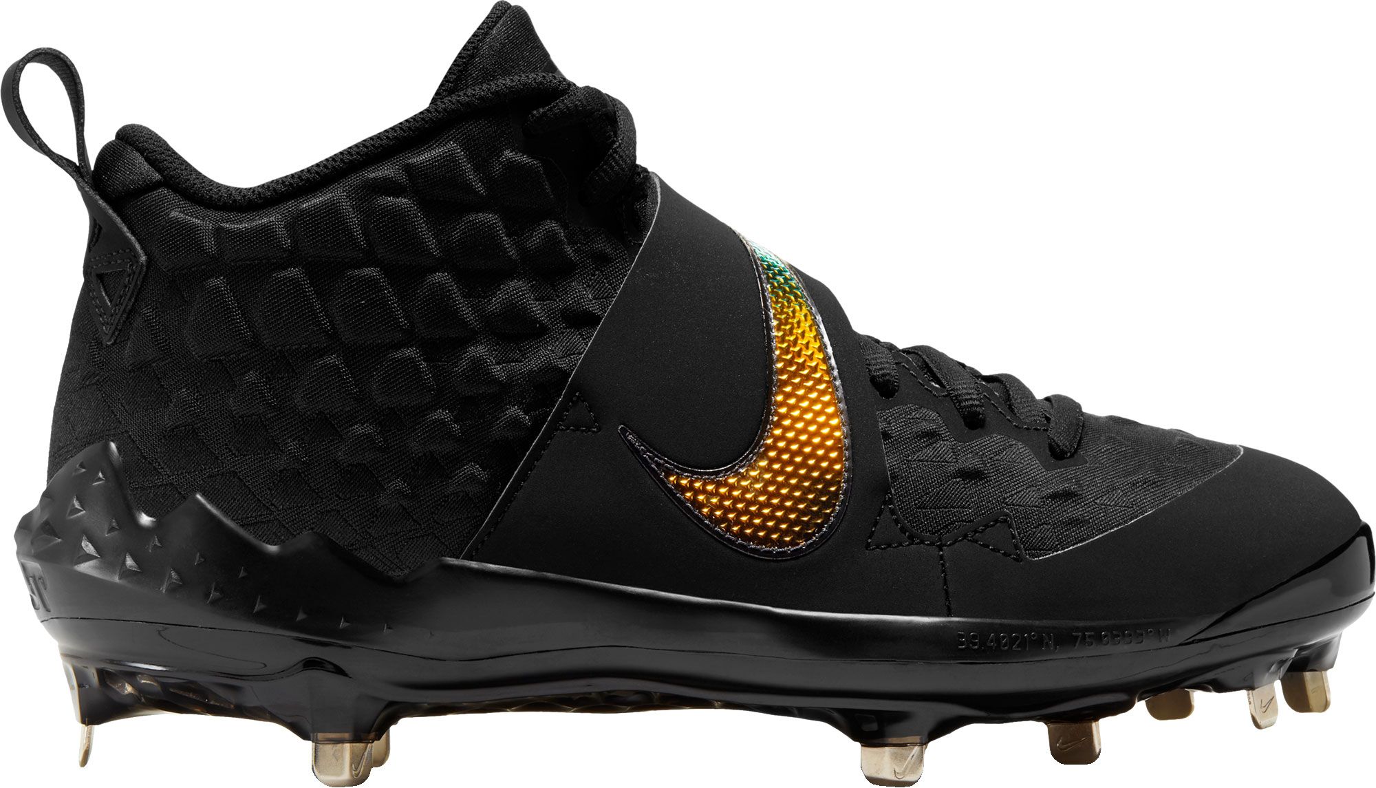mike trout black cleats