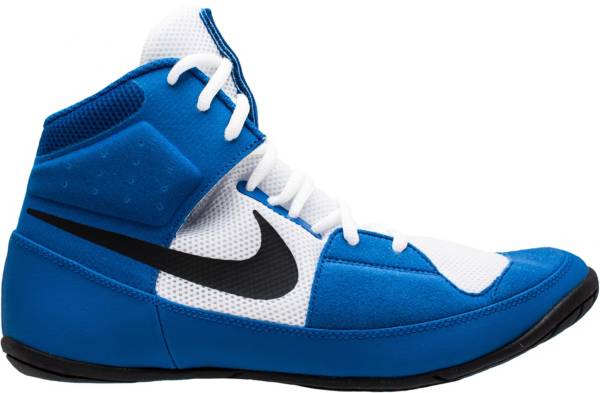 Nike wrestling hotsell shoes blue