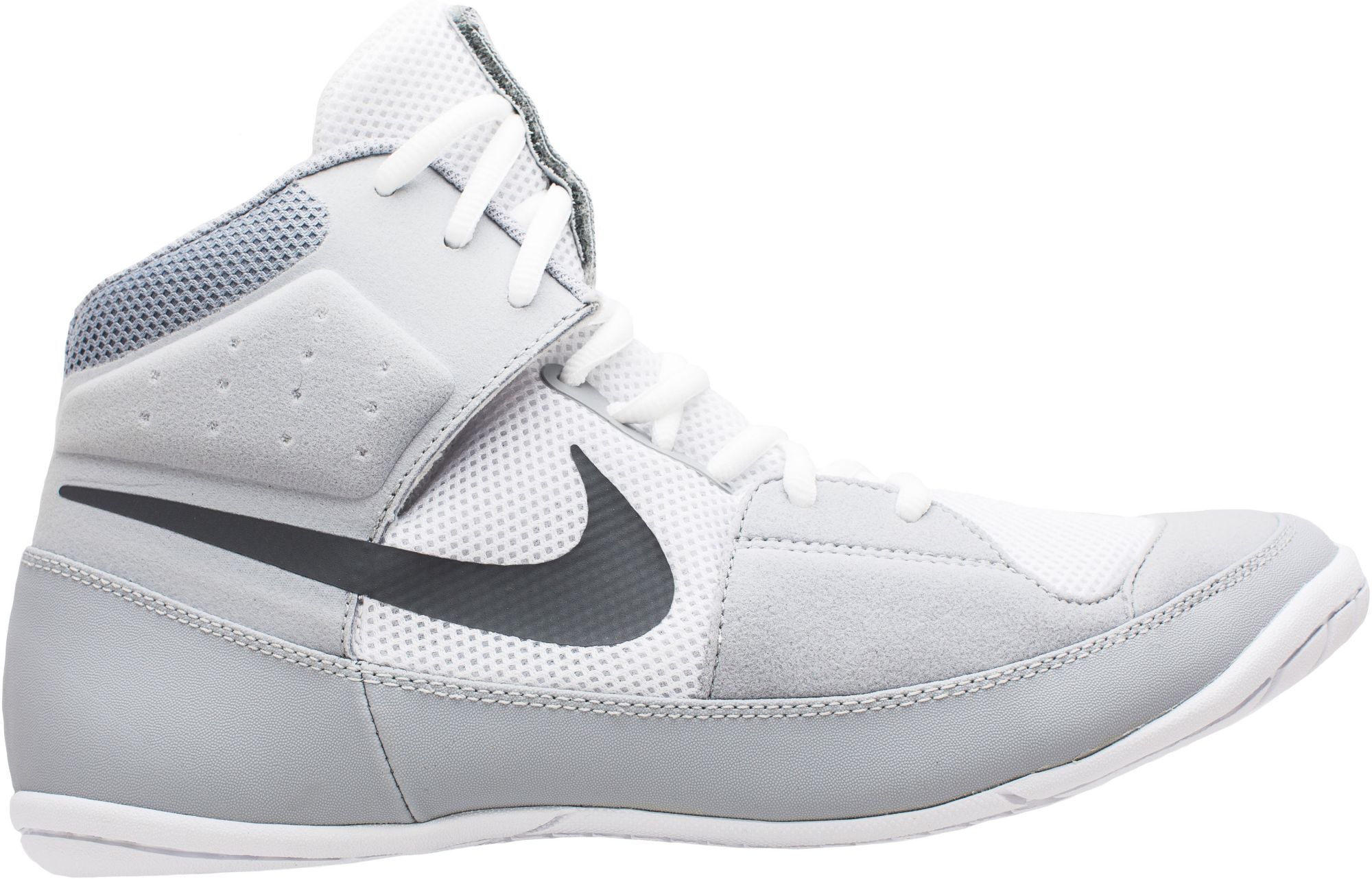 all white nike wrestling shoes